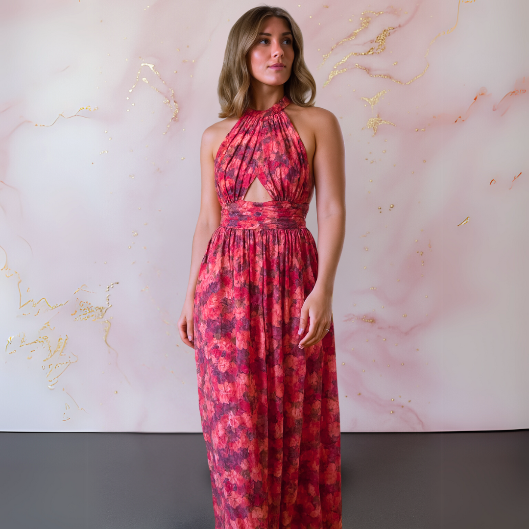 Vera | Robe élégante avec imprimé floral