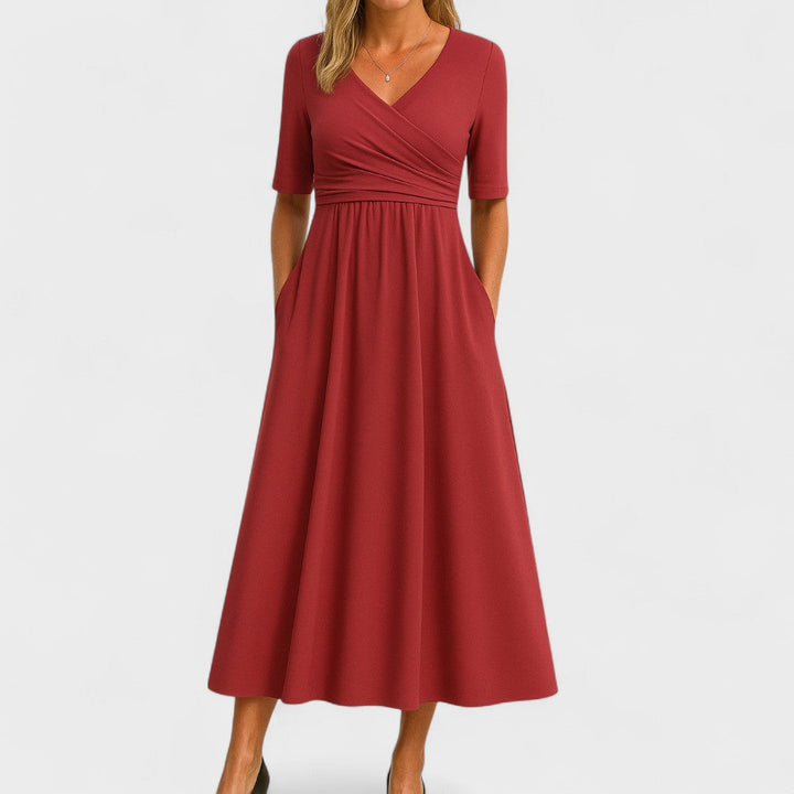 Joanna | Robe midi élégante