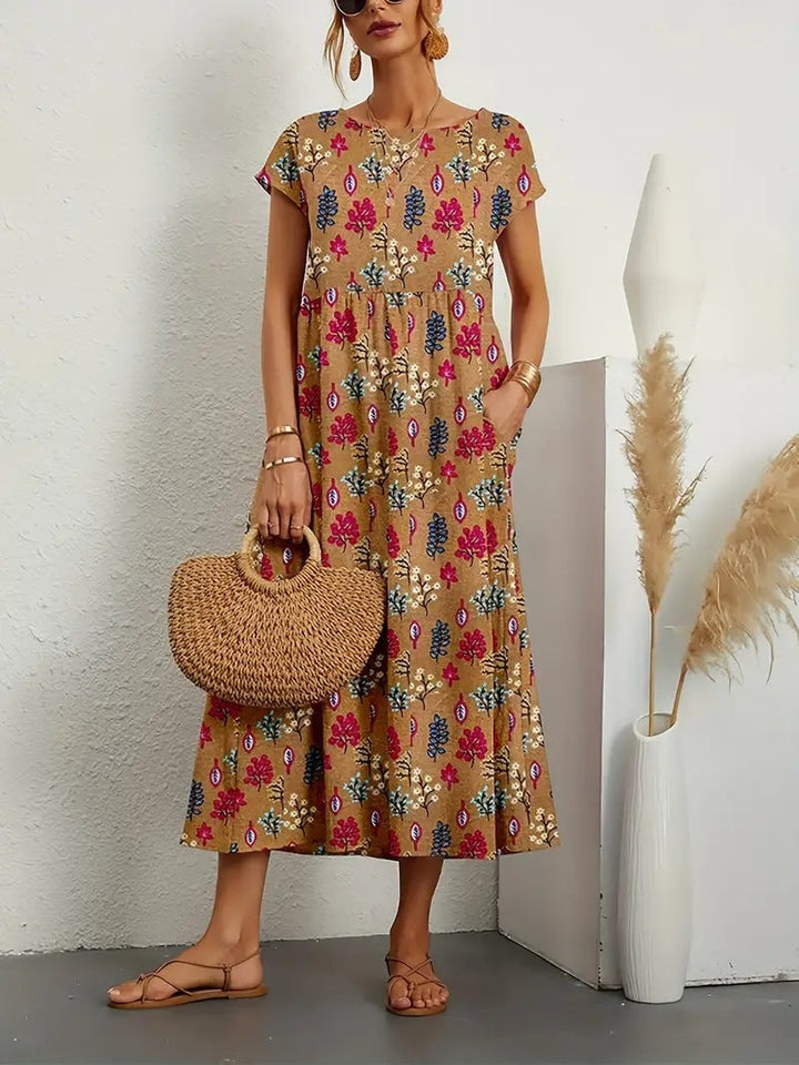 Gia - Robe Florale Élégante