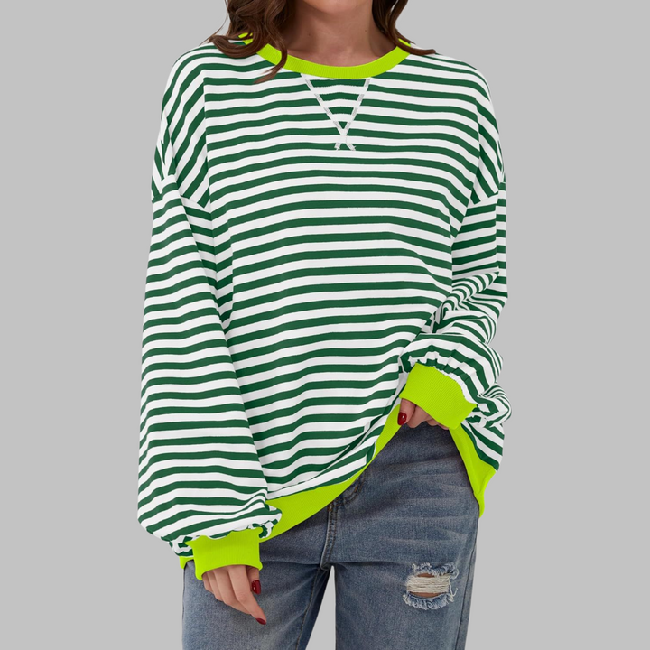 Chloe - Pull Rayé Décontracté