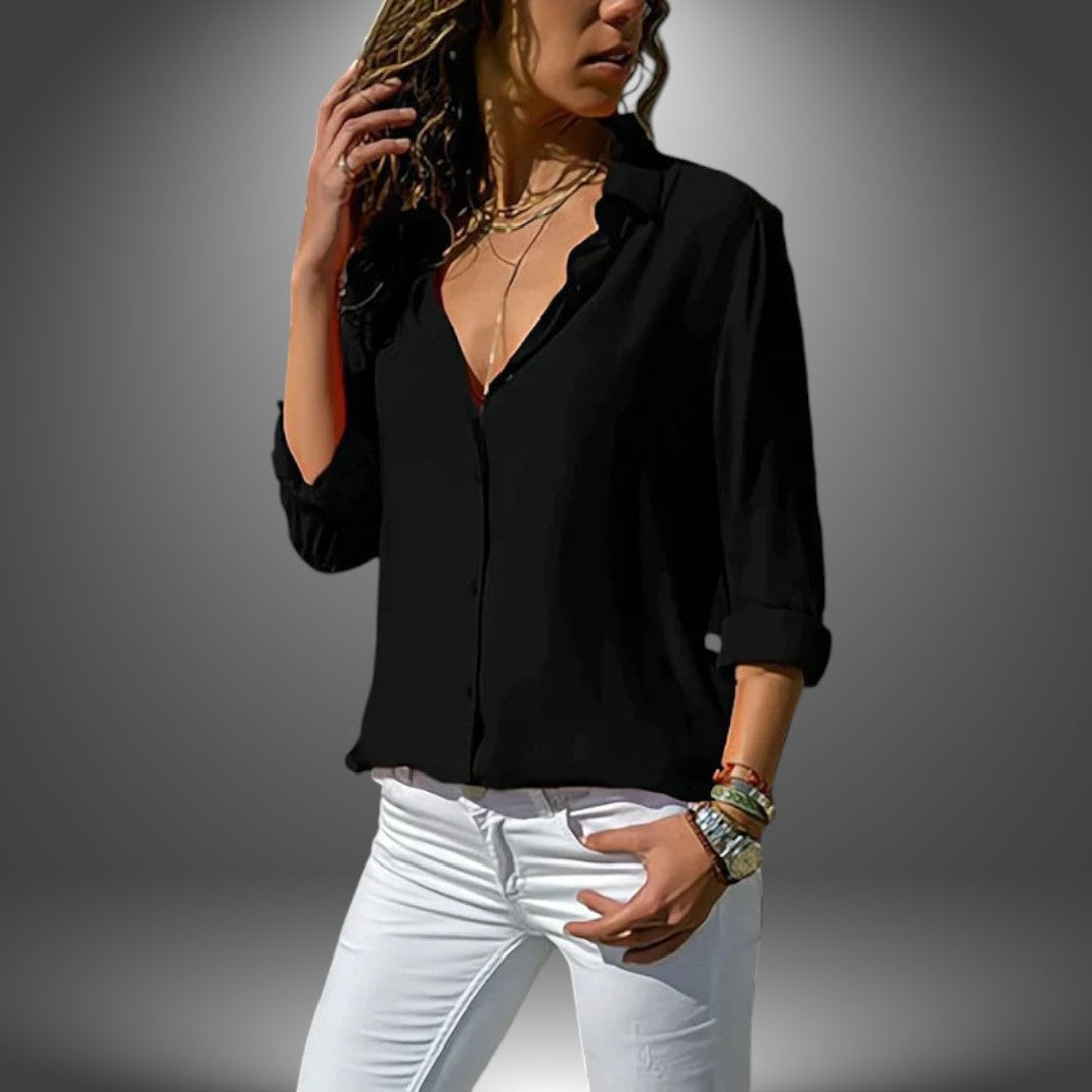 Valeria - Blouse Classique à Boutons