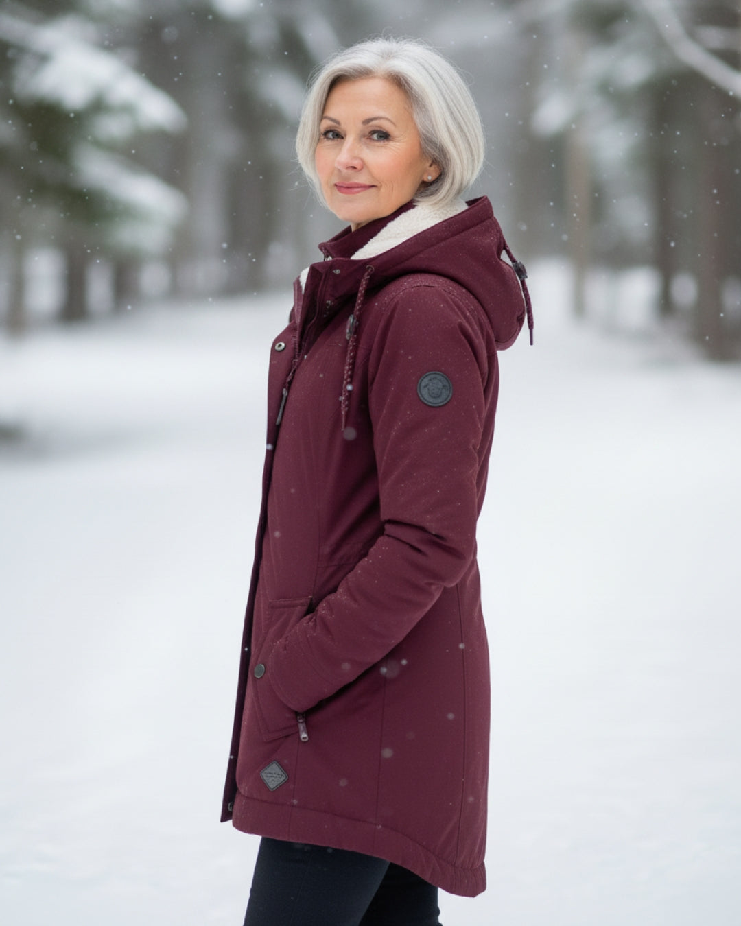 Amelia - Élégant Parka Réversible