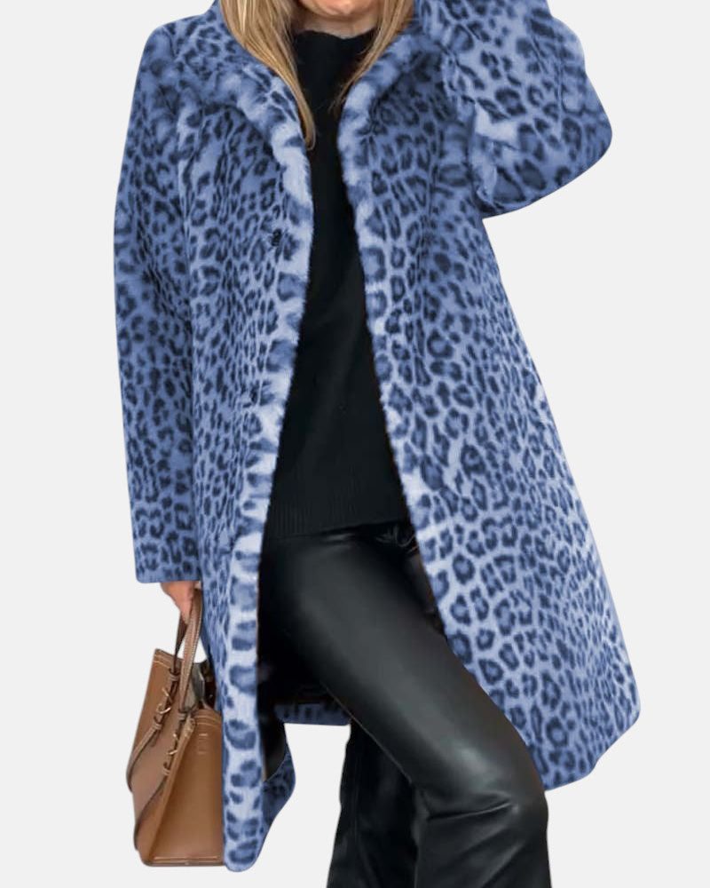 Leia - Manteau Léopard Élégant