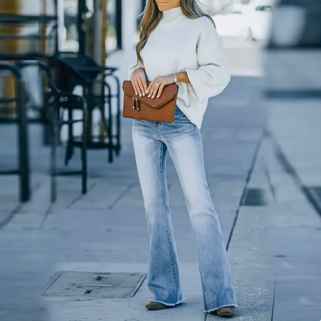 Joanne - Jeans Bohémiens Élastiques