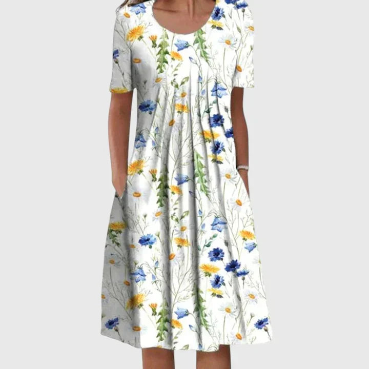 Emma - Robe Élégante Avec Volants