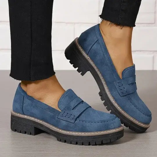 NADIA™ | Mocassins Intemporels en Daim
