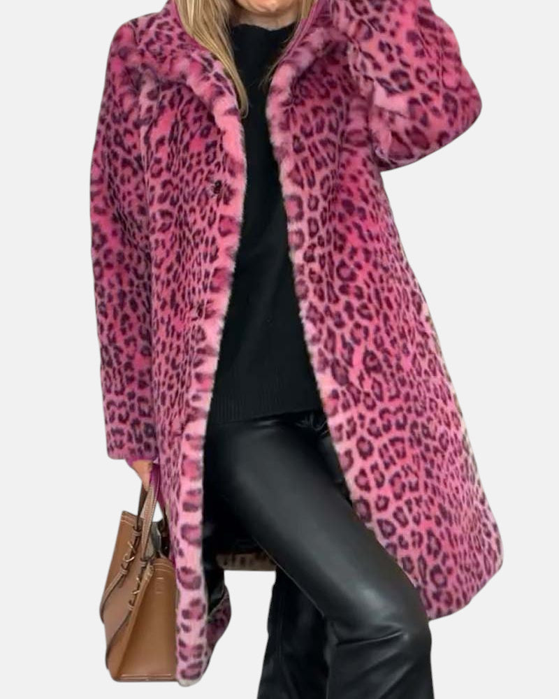 Leia - Manteau Léopard Élégant