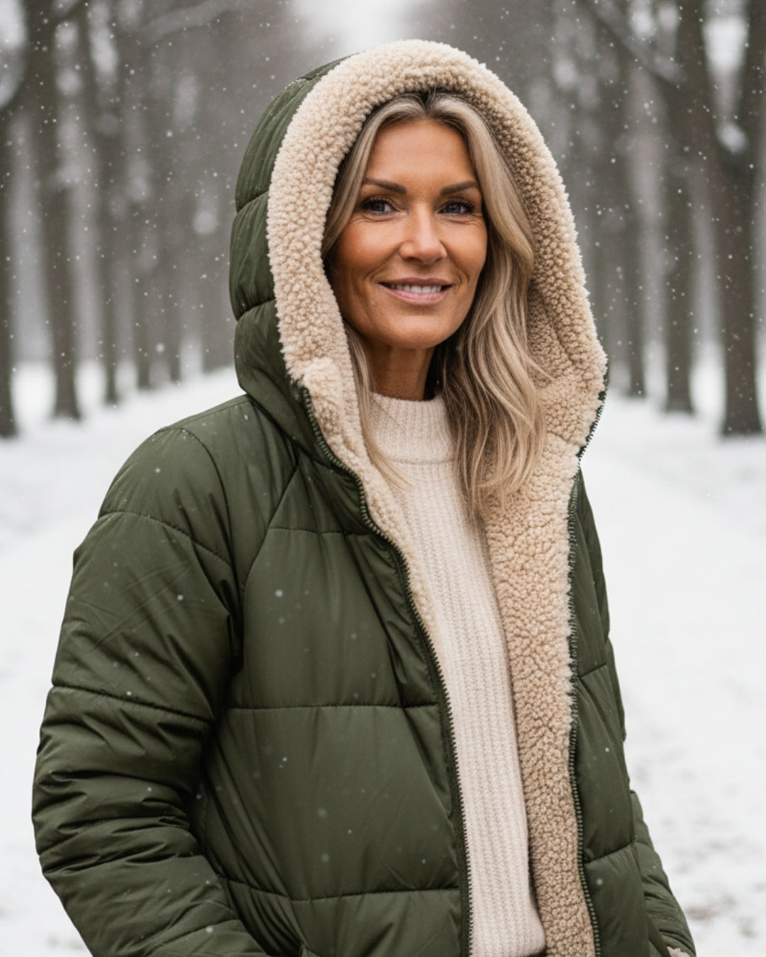Eleanor - Manteau Réversible Élégant