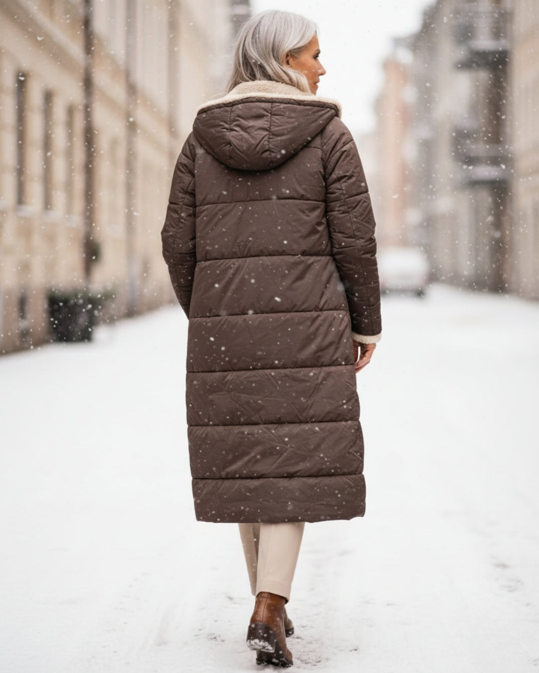 Eleanor - Manteau Réversible Élégant