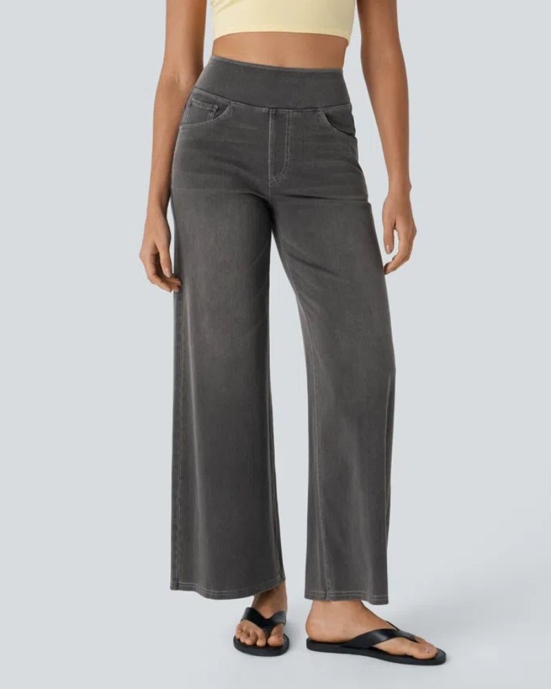 Ainsley - Jeans À Jambe Large Confortables