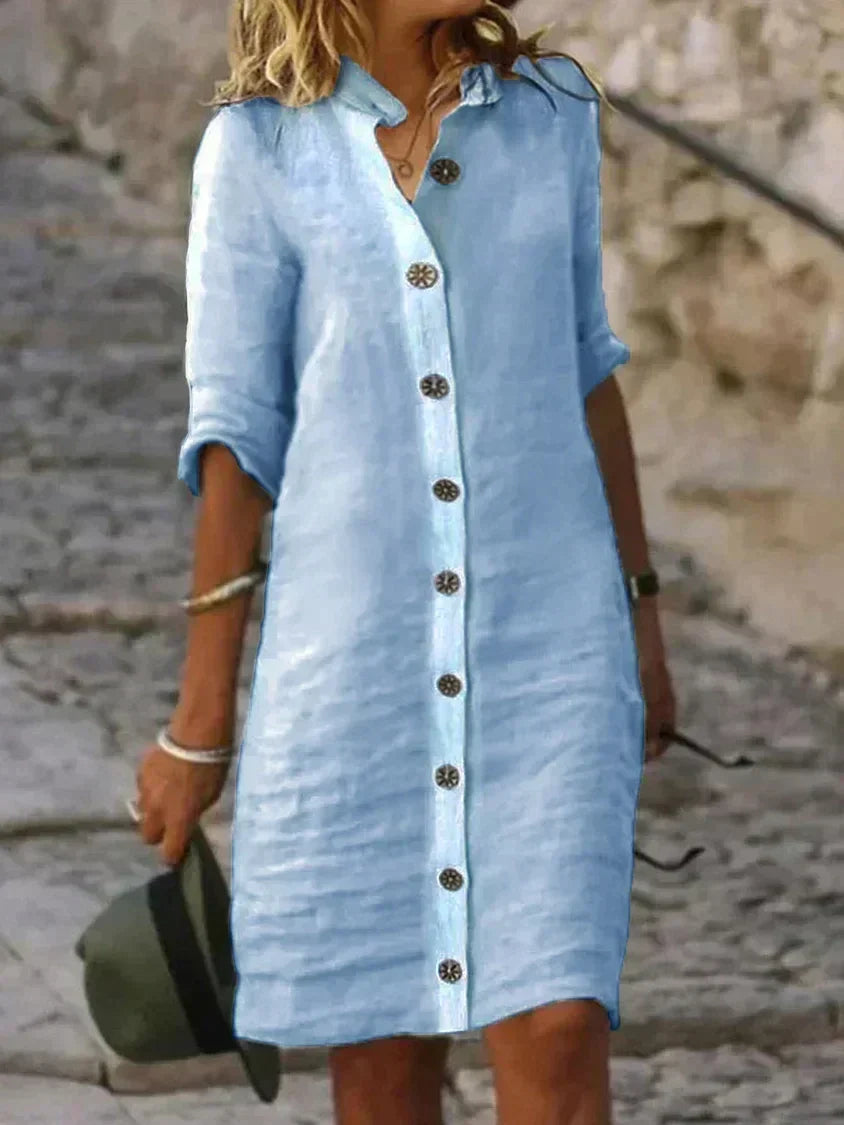 Gabrielle - Robe Mi-Longue Élégante