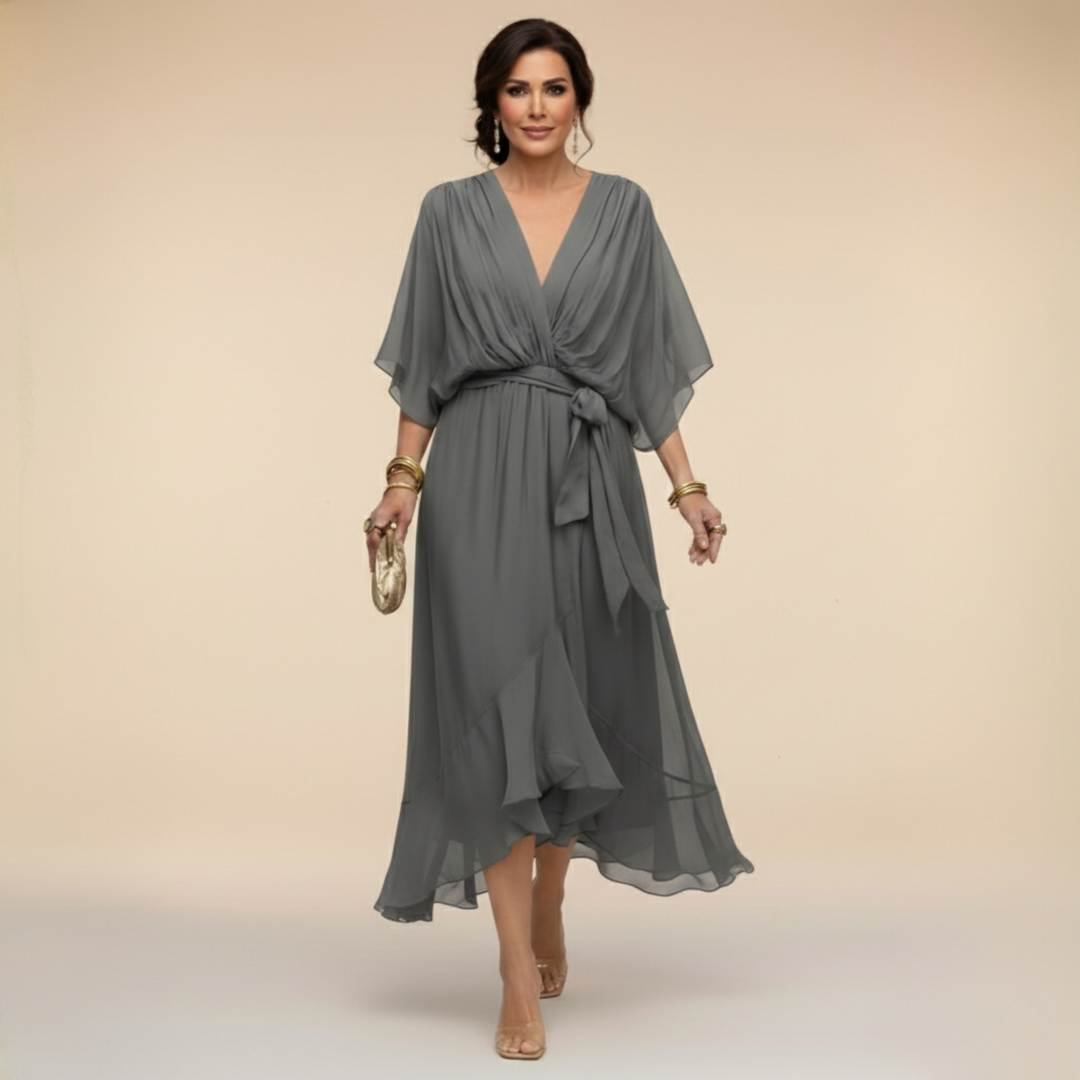Monica - Élégante Robe en Chiffon
