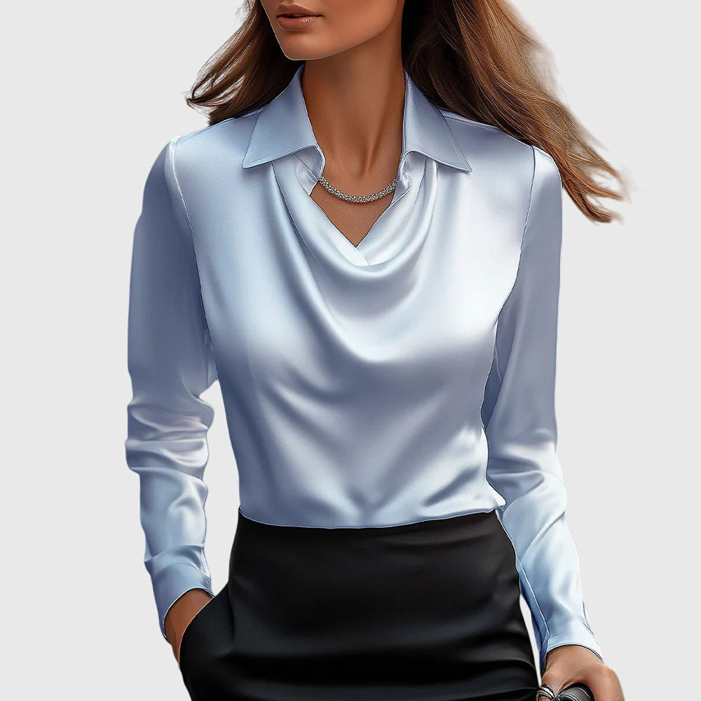 Sylvie - Blouse Brillante et Élégante