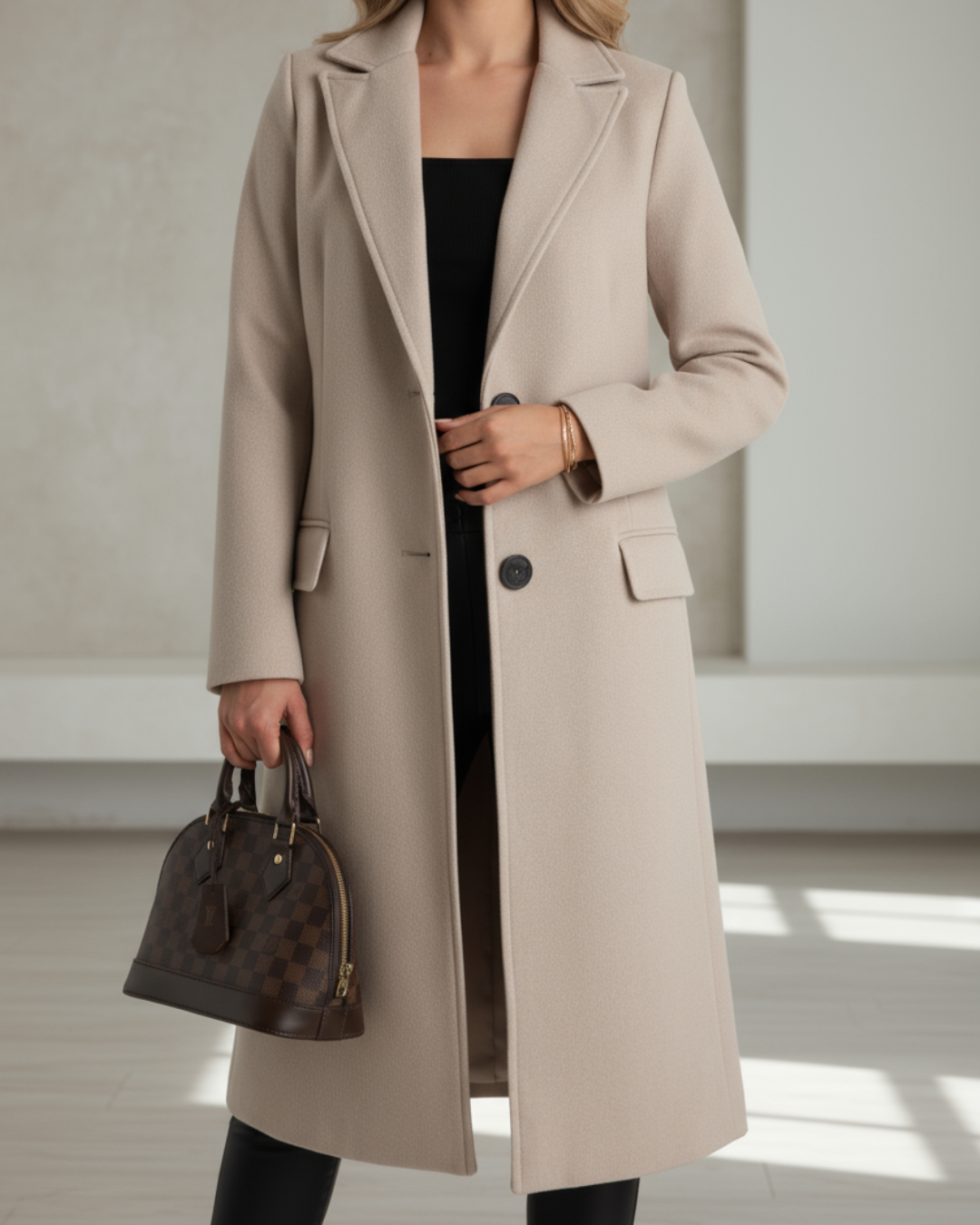 Taylor - Manteau Long Élégant