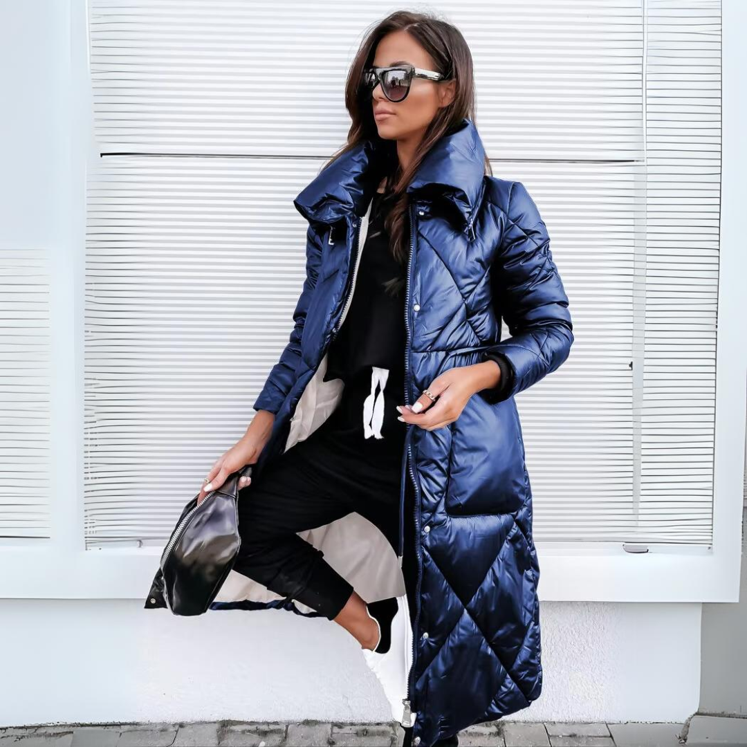 Élégance - Manteau Long Chic et Chaud
