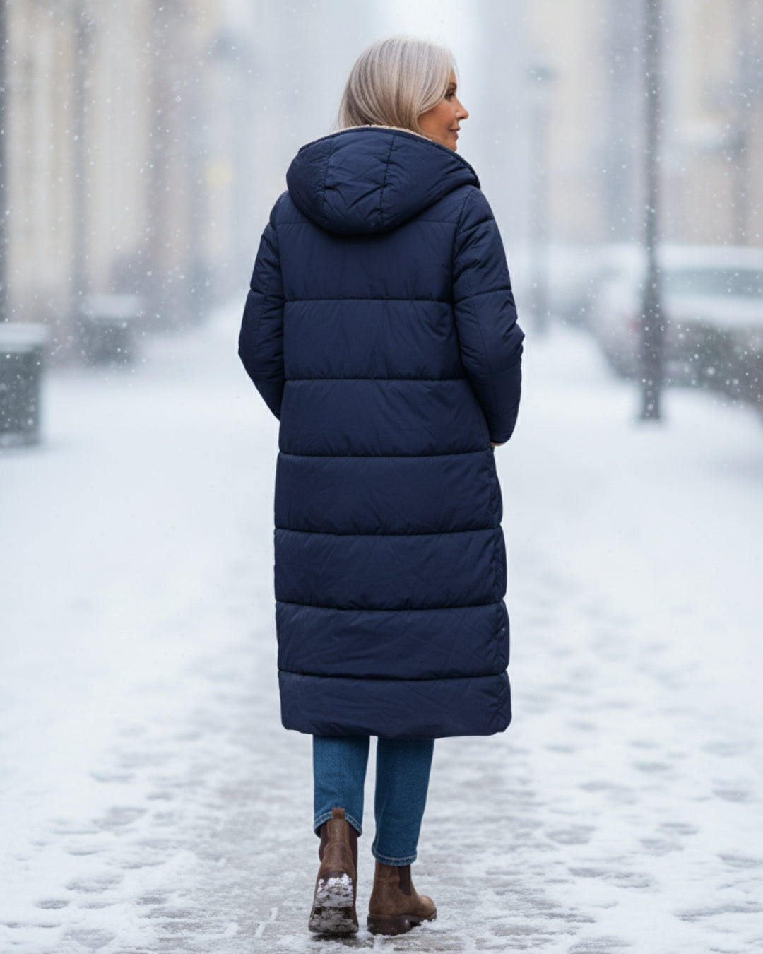 Eleanor - Manteau Réversible Élégant