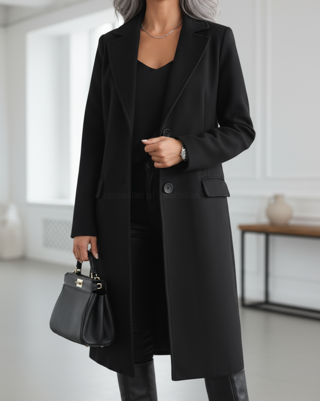 Taylor - Manteau Long Élégant
