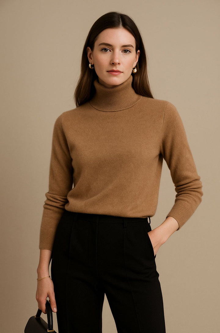 Amara - Pull Col Roulé Luxueux