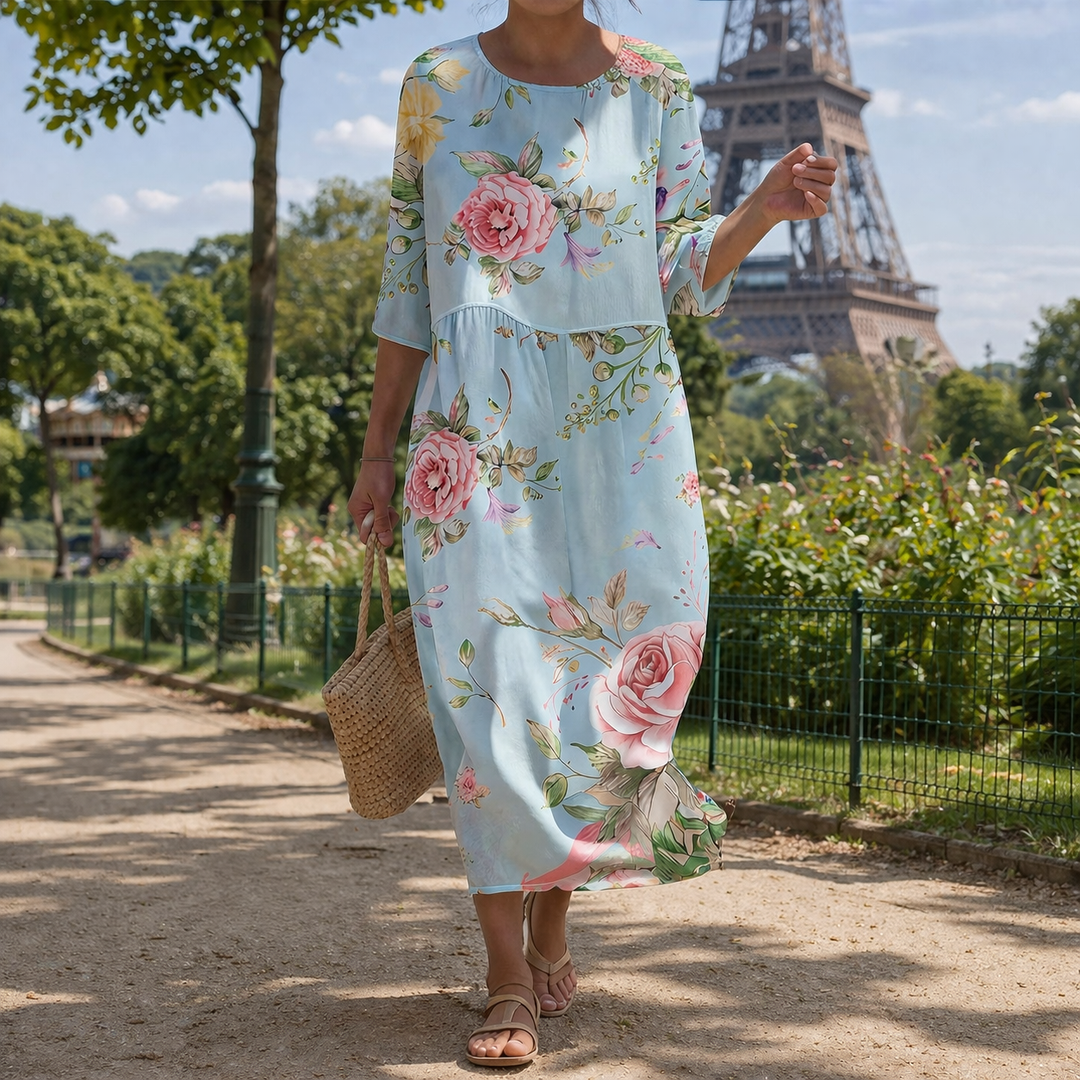 Miranda - Chic Floral Dress