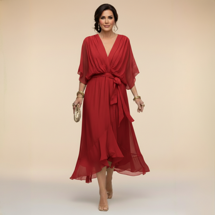 Monica - Élégante Robe en Chiffon