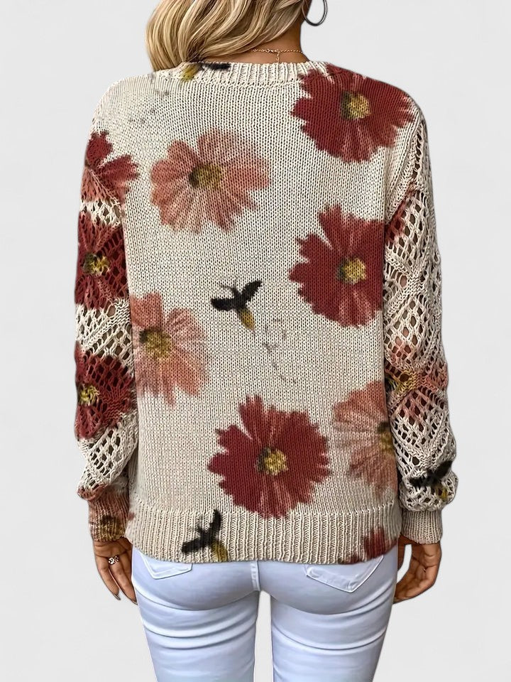 Aurélie - Cardigan Floral Léger