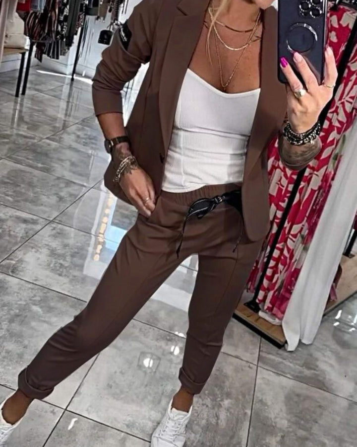 Malou - Ensemble : Haut, Veste et Pantalon