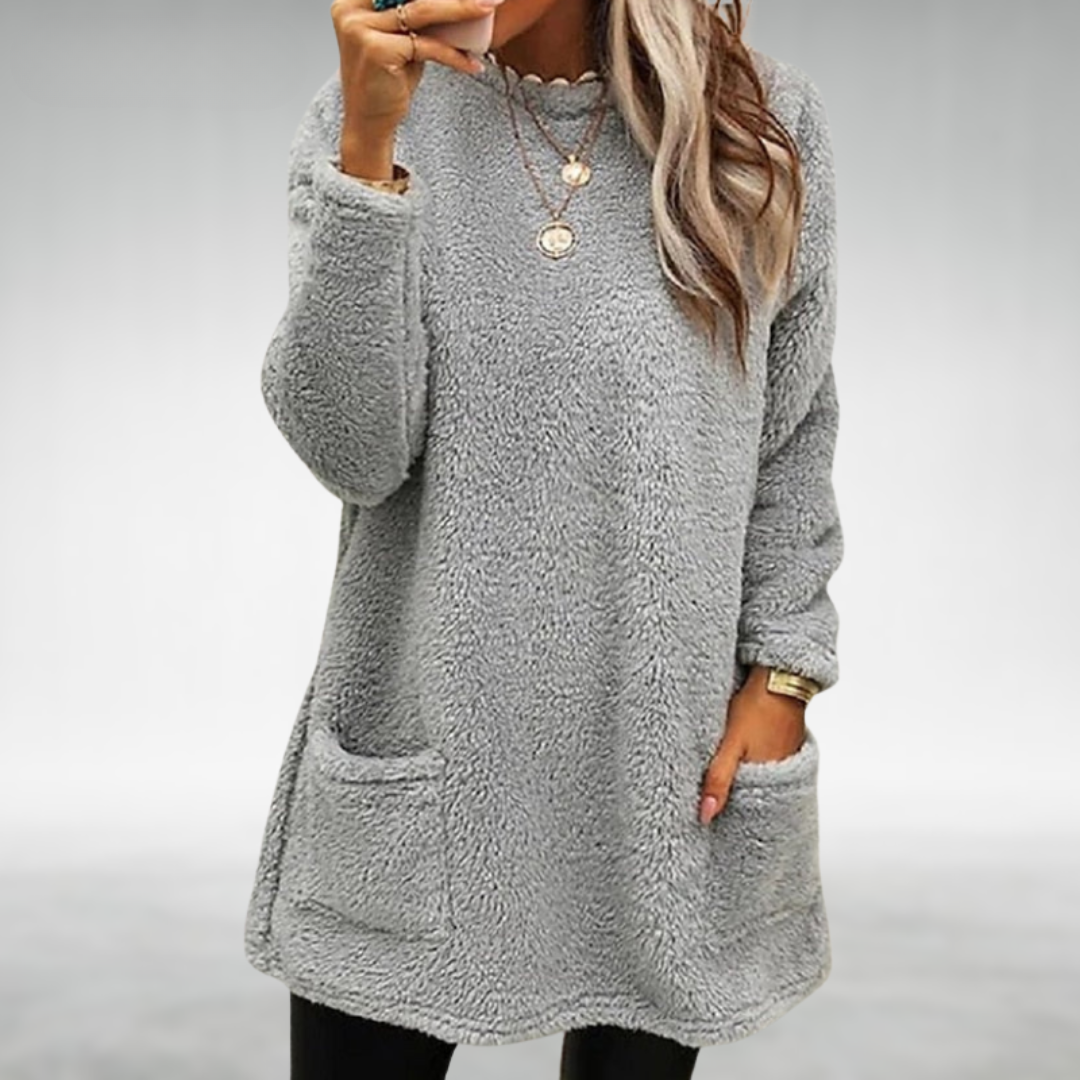 Nora | Pull en Polaire avec Poches