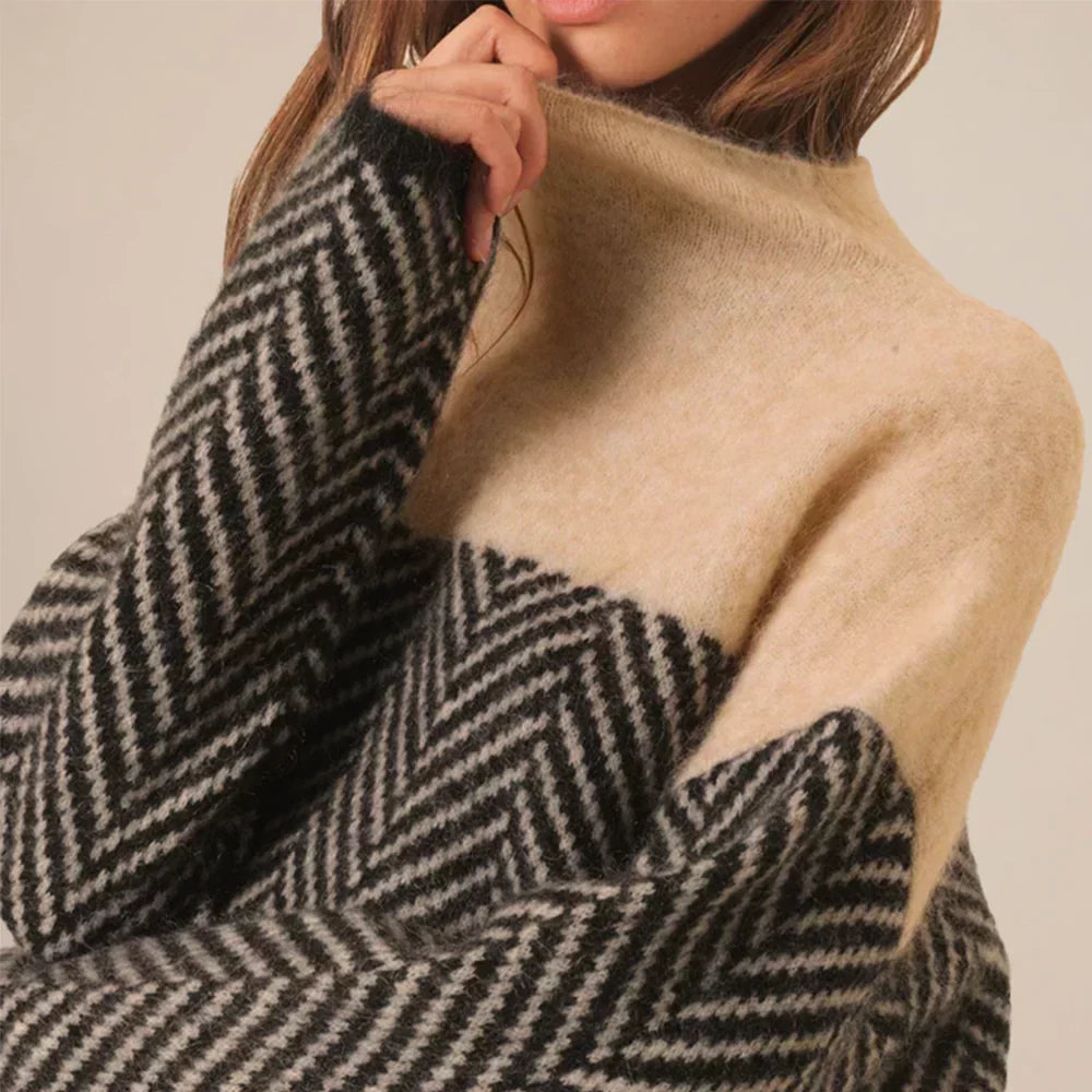 Mira - Pull Torsadé Élégant