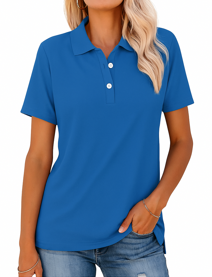 Julia - Chemise Polo Respirante au Style Élégant