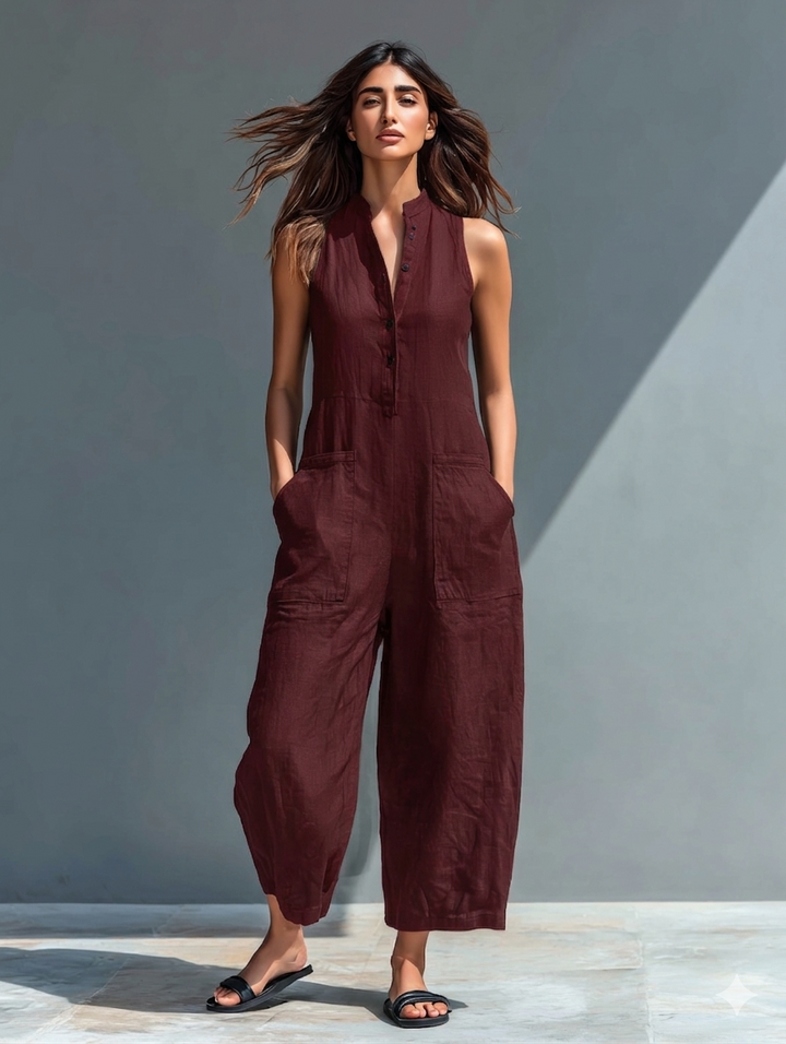 Novera - Jumpsuit Minimaliste Élégant