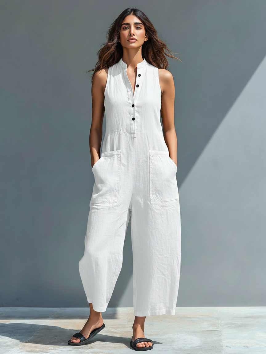 Novera - Jumpsuit Minimaliste Élégant