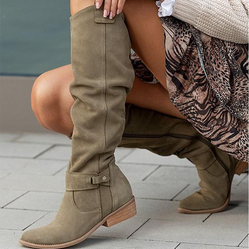 Zavira | Élégantes et Chaleureuses Bottes en Daim pour Femmes