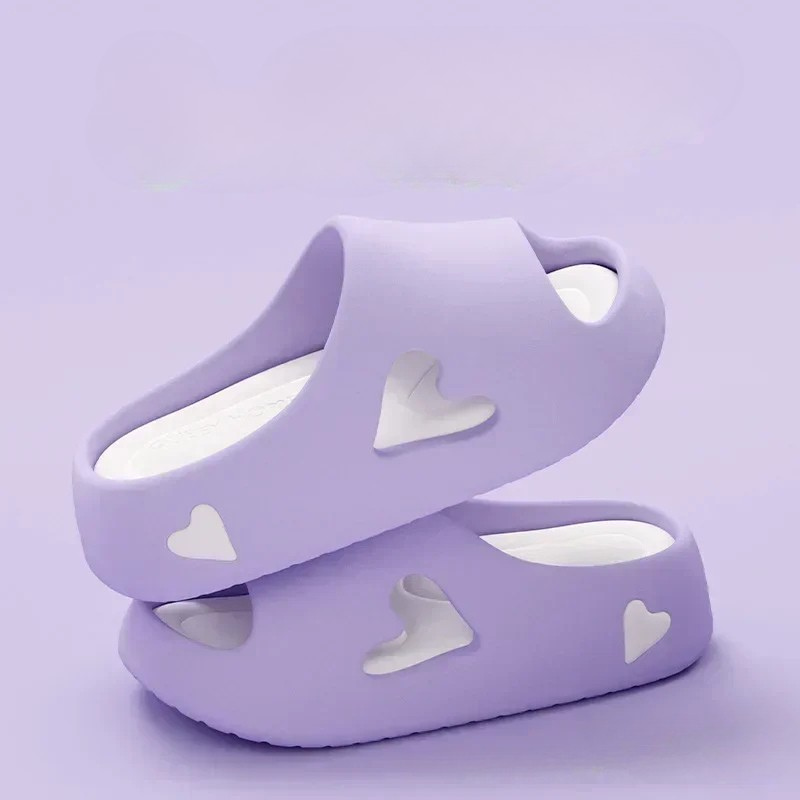Mon cœur - Tongs ultra douces en forme de cœur