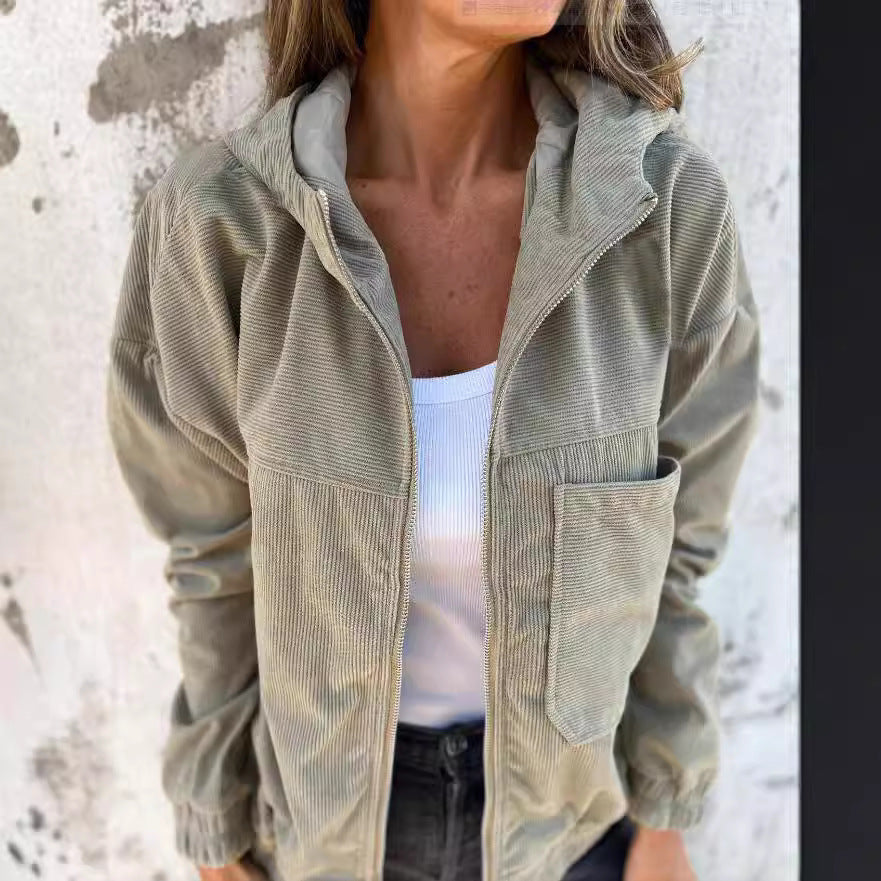 Clémence - Veste Velours Confortable