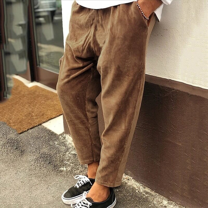 Max - Pantalons En Velours Élégants