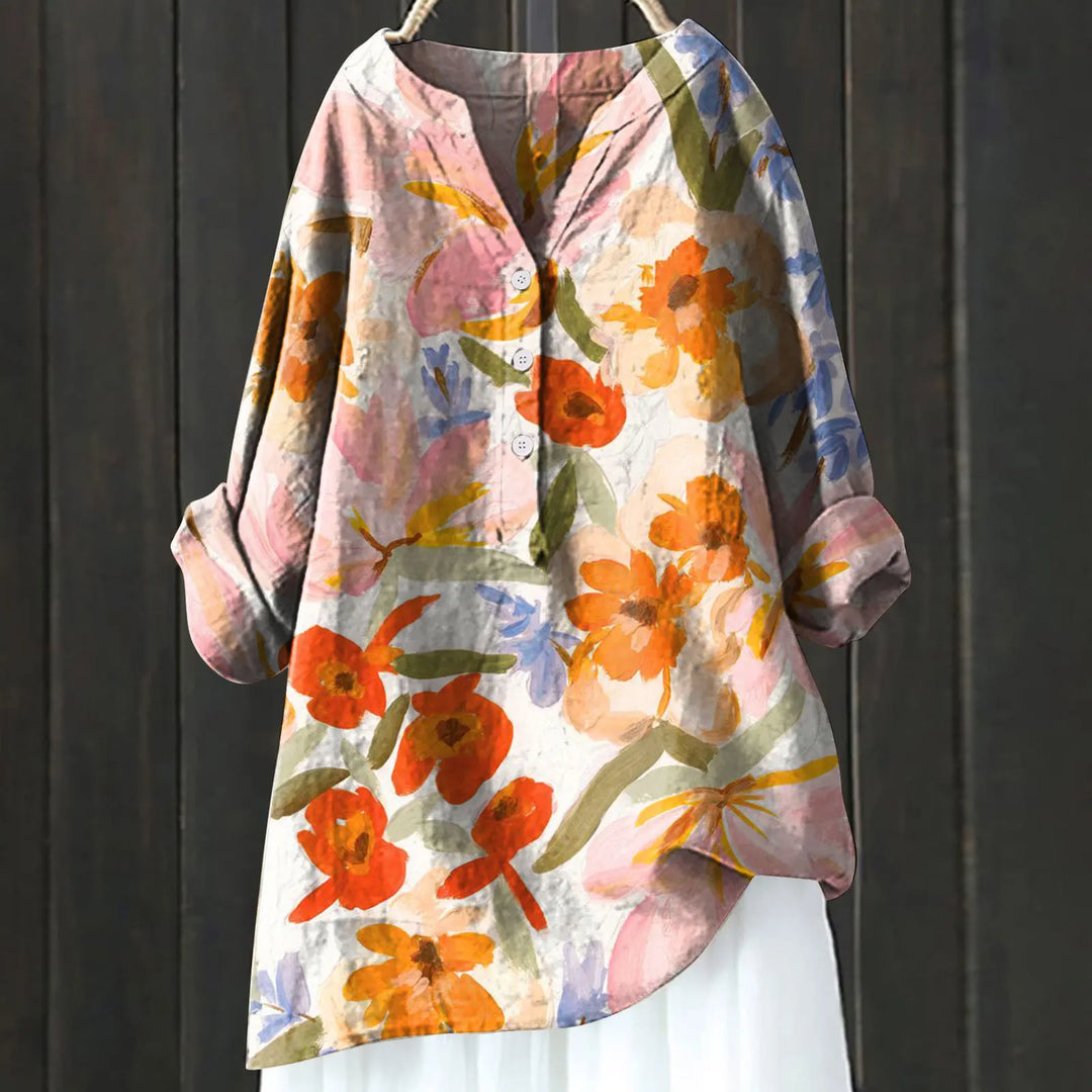Daniela - Élégante Blouse Fleurie