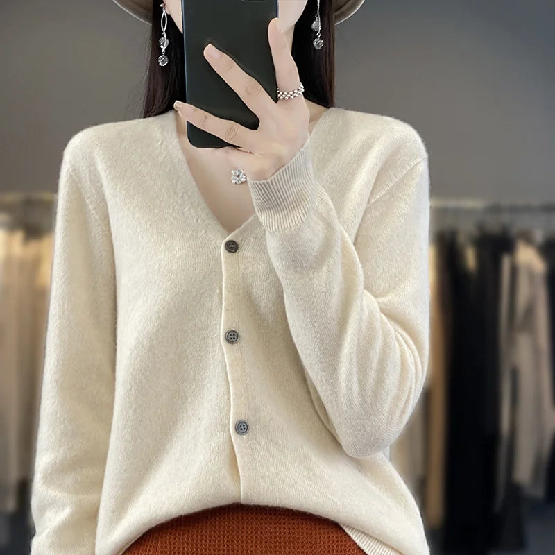 Odessia - Cardigan Cachemire Élégant