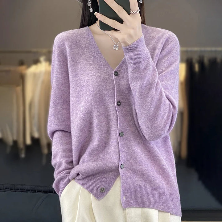 Odessia - Cardigan Cachemire Élégant