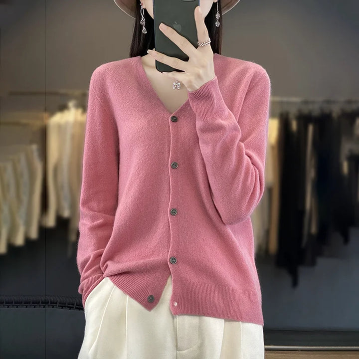 Odessia - Cardigan Cachemire Élégant