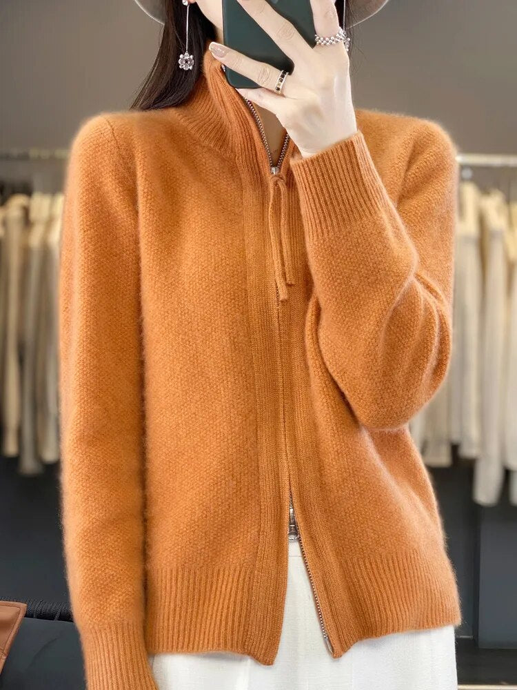Piera - Cardigan Zippé Confortable