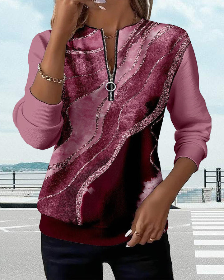 Lera - Sweatshirt Décontracté Vintage.