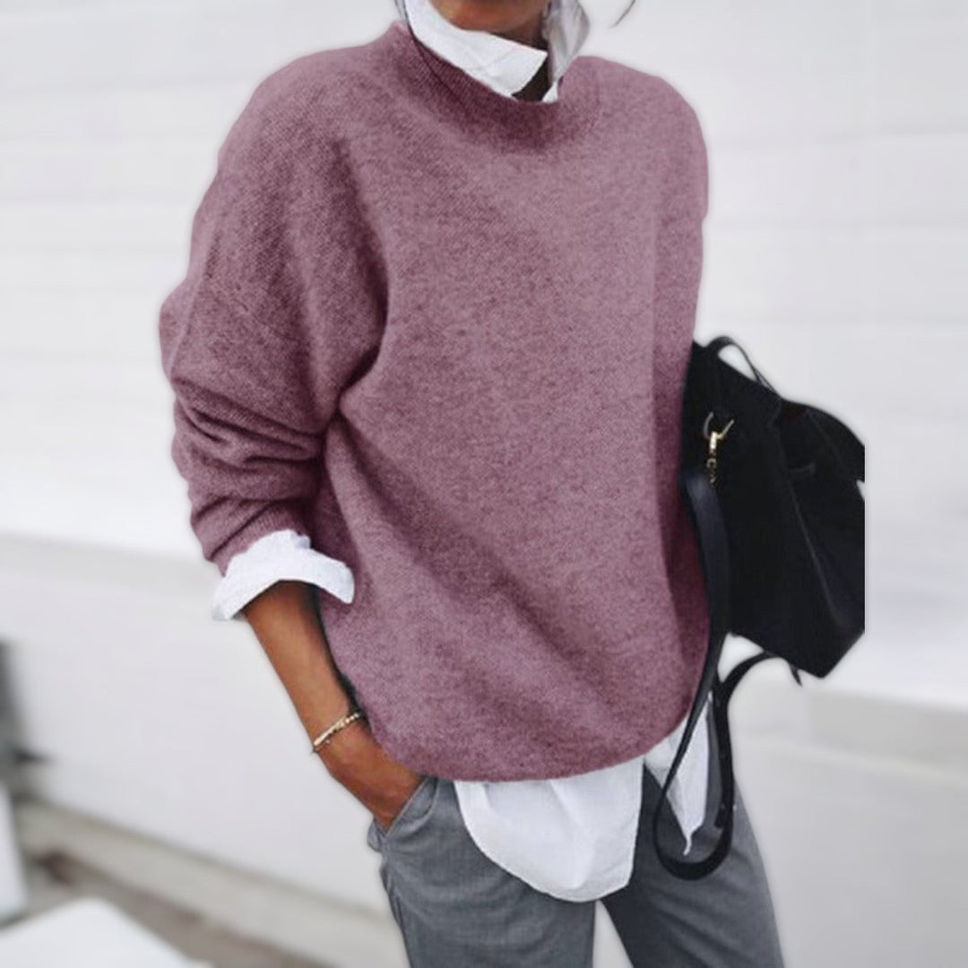 Jolanda - Pull en mélange de cachemire doux et confortable