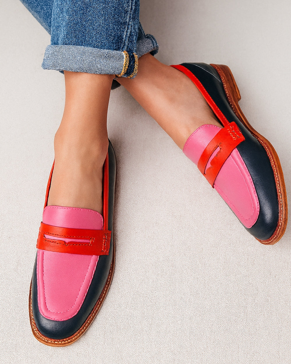 Lornia – Mocassins classiques pour femmes