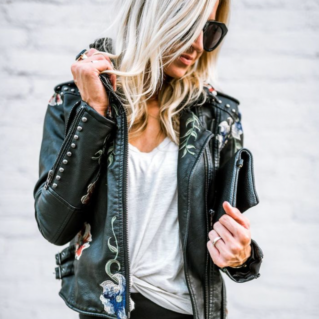 Livia - Veste Fleurie Rétro Chic