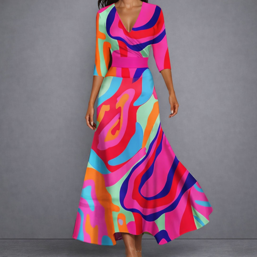 Margaret - Robe Maxi Élégante