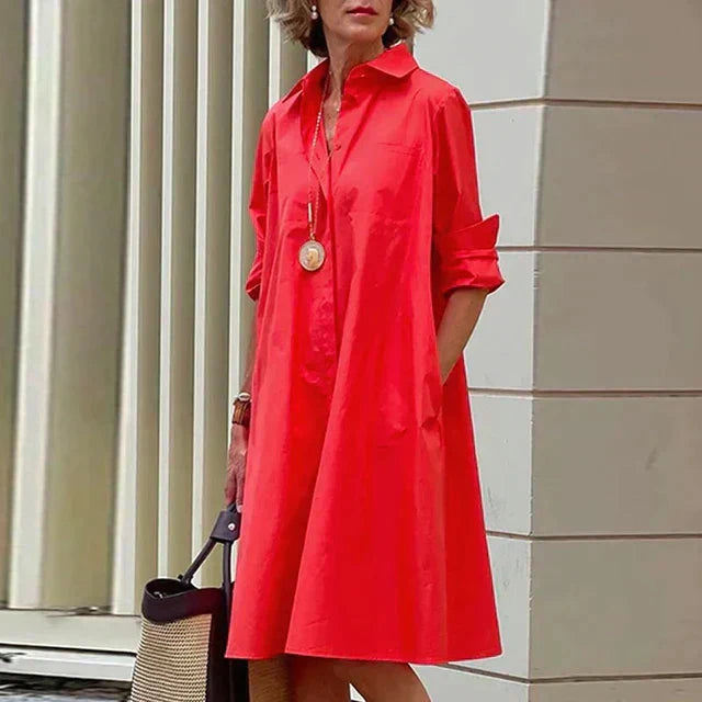 Elena - Robe Sophistiquée Élégante
