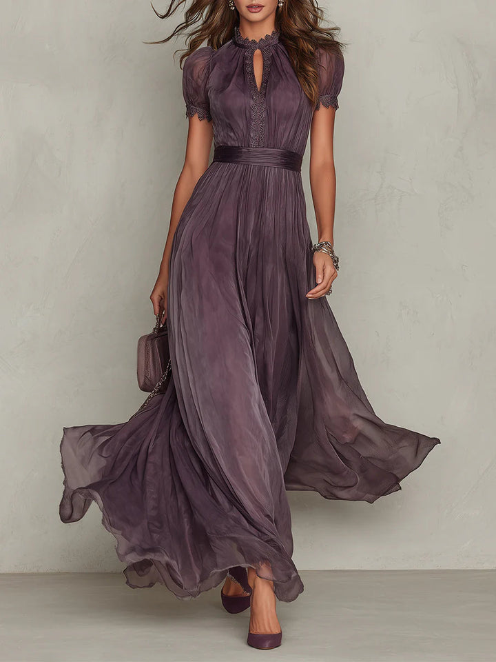 Flavia - Élégante Robe Maxi Violette