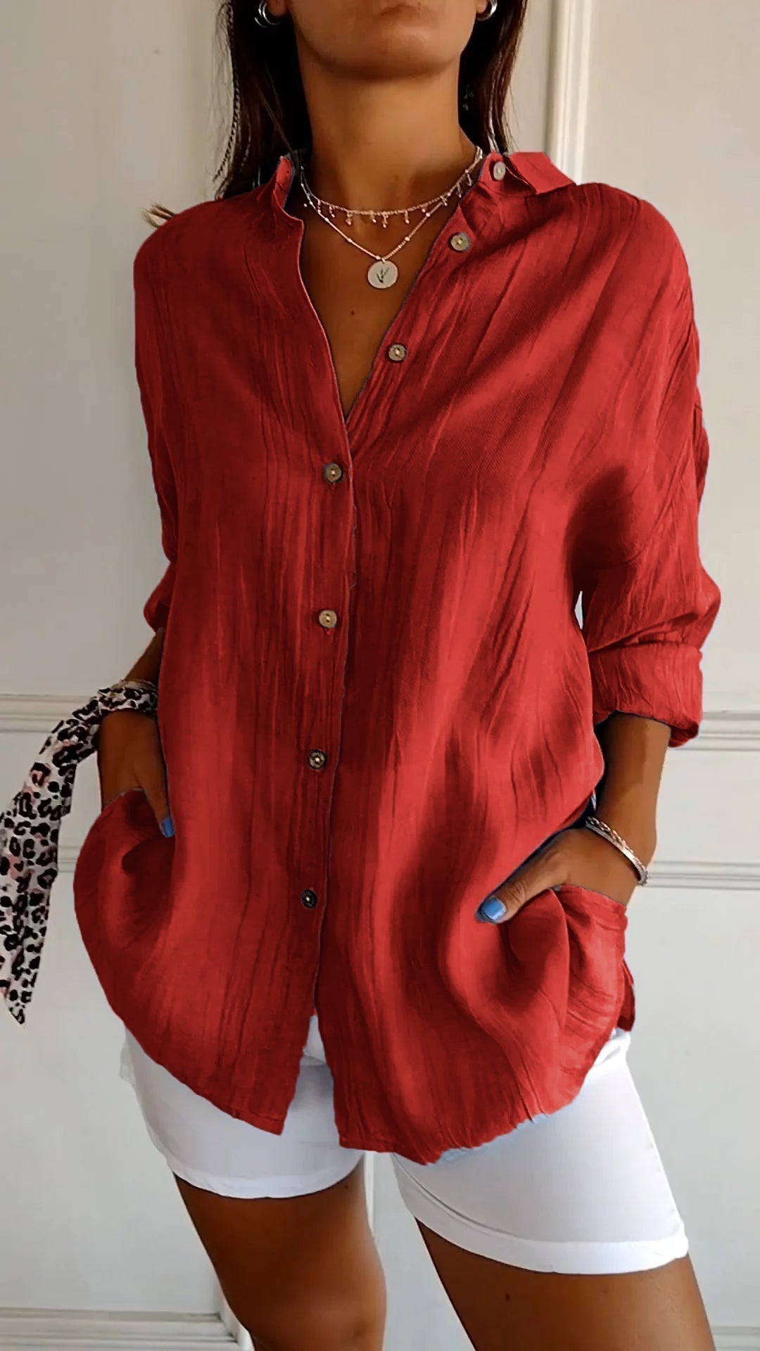 Kia - Blouse Oversized Élégante