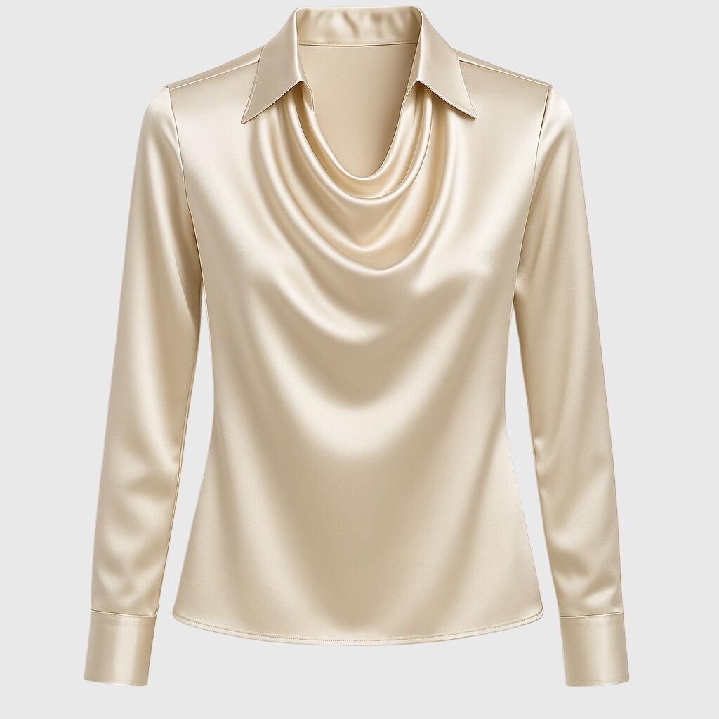 Sylvie - Blouse Brillante et Élégante