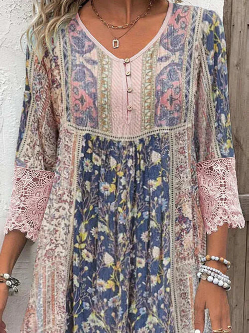 Kirsten - Robe Bohème Élégante